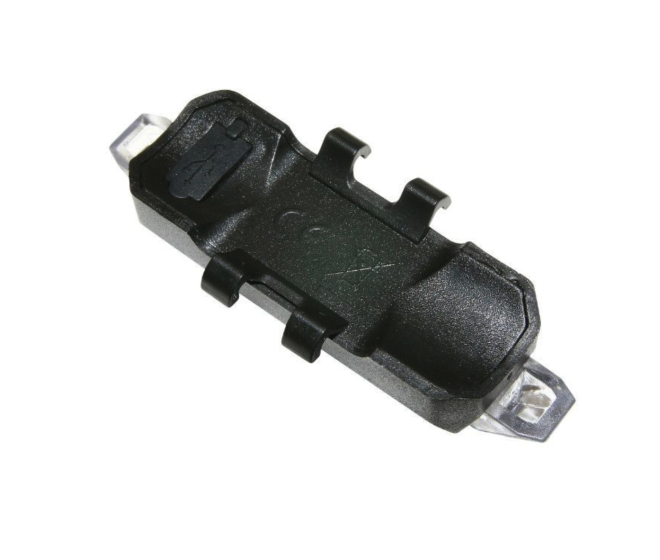 Éclairage Vélo USB Kit Lens Sur Cintre/Tige De Selle 5 LEDS