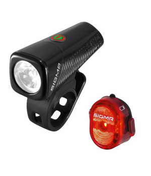 Éclairage Vélo USB Kit Sigma Buster 150 Lumen/Nugget II Flash