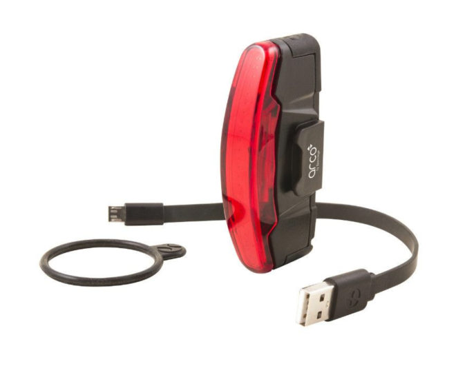 Éclairage Vélo USB Kit Spanninga Arco