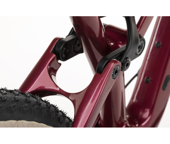 VTT 29" carbone trail tout suspendu Conor Burst dark rouge