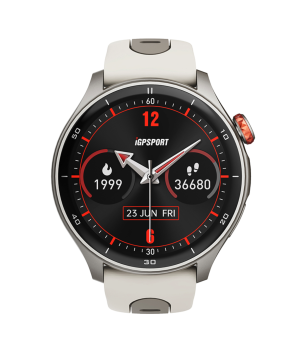 montre connectée / GPS / Bluetooth / waterproof Igpsport noir vue de face