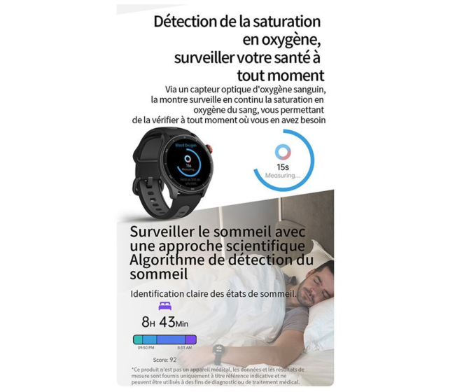 montre connectée / GPS / Bluetooth / waterproof Igpsport gris argent