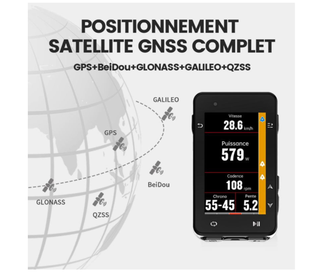 PACK COMPTEUR IGS630 + SUPPORT + COQUE PROTECTION