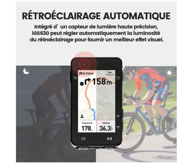 PACK COMPTEUR IGS630 + SUPPORT + COQUE PROTECTION