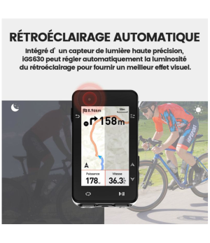 PACK COMPTEUR IGS630 + SUPPORT + COQUE PROTECTION